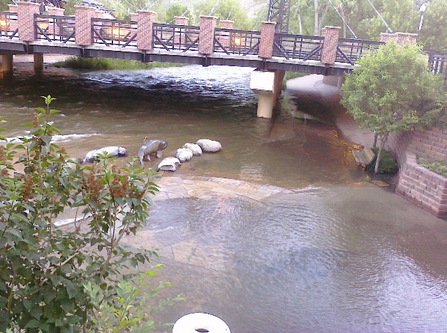 Previous Spring runoff in Clear Creek