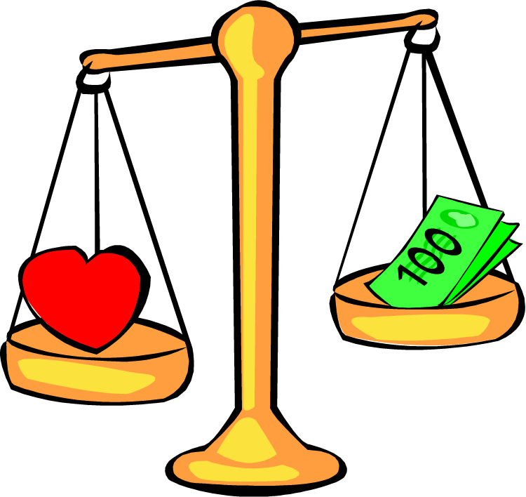 heart vs. money